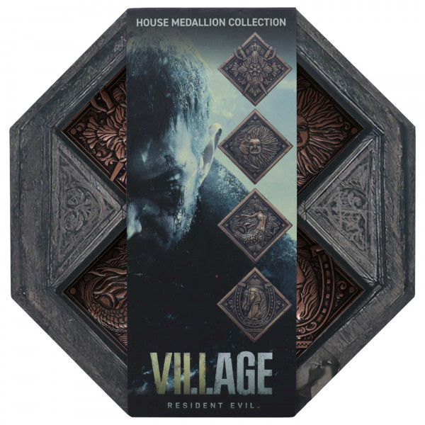 Resident Evil VIII Replica House Crest Set